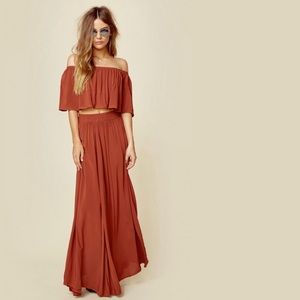 Blue Life - Majestic Set - boho maxi skirt set